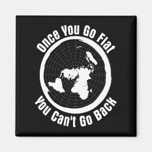 Imán Una Vez Que Vas Plano No Puedes Volver Plano Tierr
