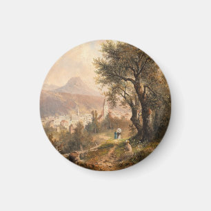 Imán Una vista de Bad Aussee – Emil Barbarini