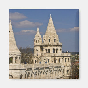 Imán Una vista de Budapest desde Castle Hill.