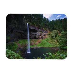 Imán Una vista de South Falls en Silver Falls State Par