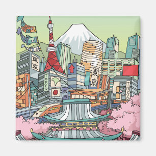 Imán Una vista de Tokio