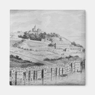 Imán Una vista del puerto de la ciudad de Lyon