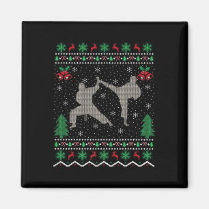 Imán Unas navidades estilo suéter Artes marciales en Cr