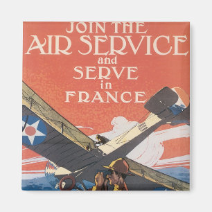 Imán Únase al Servicio Aéreo