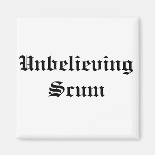 Imán Unbelieving de la espuma