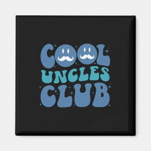 Imán Uncles Club Groovy Retro Fathers Day New Uncle Com