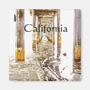 Imán Under Scripps Pier, California