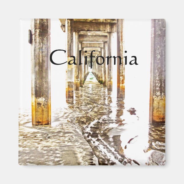 Imán Under Scripps Pier, California (Frente)