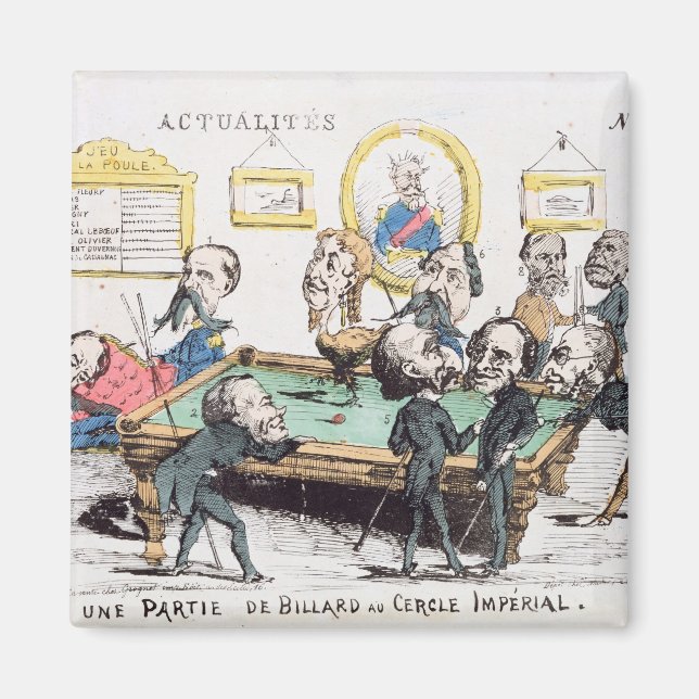 Imán Une Partie de Billard au Cercle Imperial' (Frente)