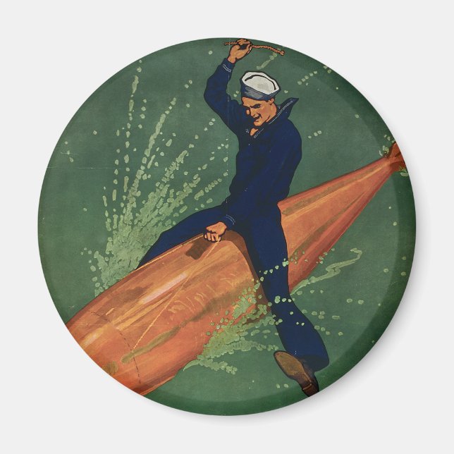 Imán Únete a la Marina (Frente)