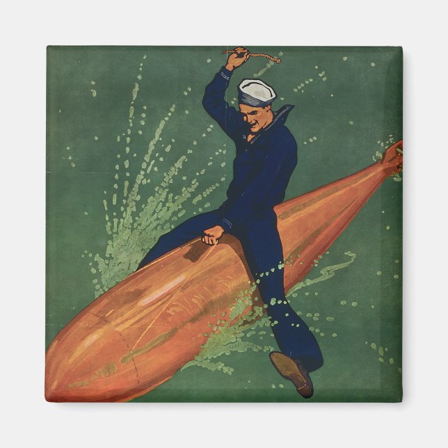 Imán Únete a la Marina (Frente)