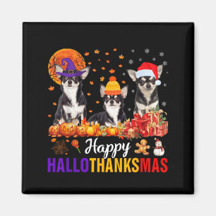 Imán Uni-S Kids Chihuahua Perro Halloween Día de Acción