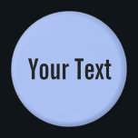 Imán ÚNICAMENTE COLOR / azul claro   tu texto<br><div class="desc">Sólo composición de color por EDDA Fröhlich | Plantilla: color de fondo del texto o imagen | Tendencia: colorea tu vida. | ¿Extrañas otros colores,  productos o diseños? Siéntase libre de contactarme: contact@eddart.de</div>