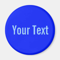 ÚNICAMENTE COLOR / azul real + tu texto