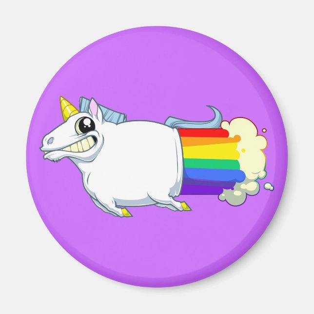 Imán Unicorn Farts Magnet (Frente)