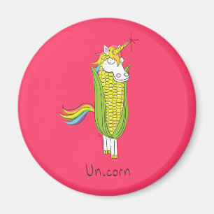 Imán Unicorn Funny Corn Magnet