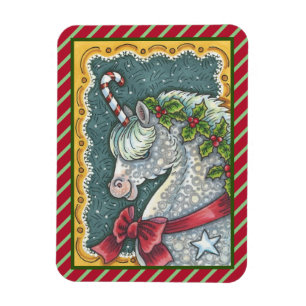 IMÁN UNICORN, NAVIDADES DE CAÑA DE CANDIDAZ, HORSE PONY