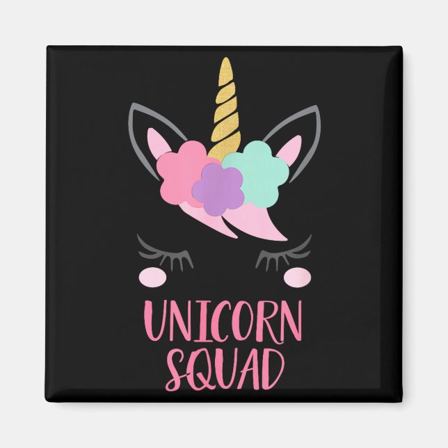 Imán Unicorn Squad Unicorn Gift  (Frente)