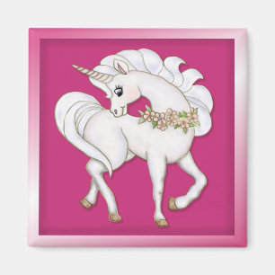 Imán Unicornio blanco