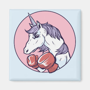 Imán Unicornio Boxeador