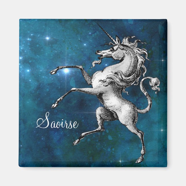 Imán Unicornio celeste (Frente)