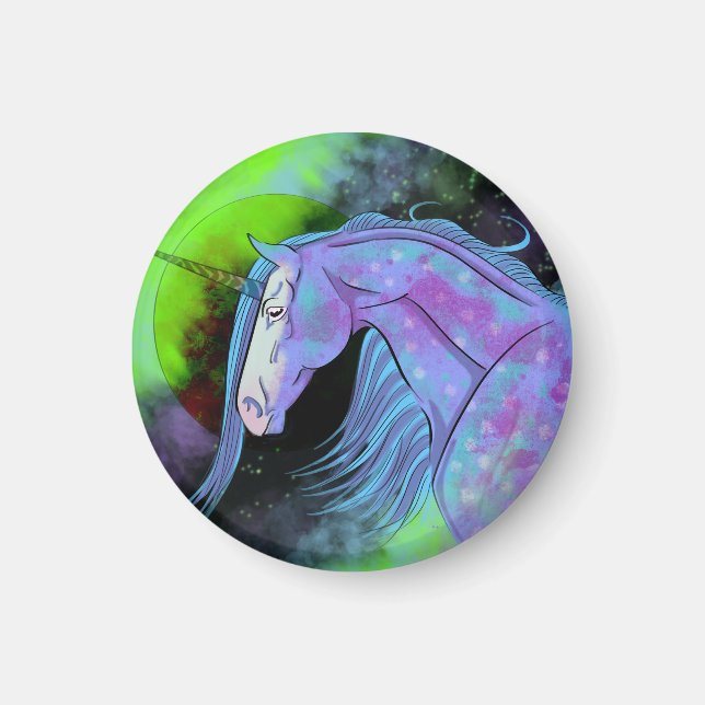 Imán Unicornio cósmico 6 (Frente)