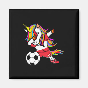Imán Unicornio Dabbing Austria Footll - Bandera de Aust