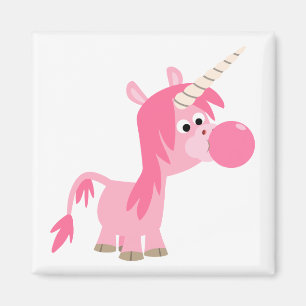 Imán unicornio de burbuja de Personalizado suave