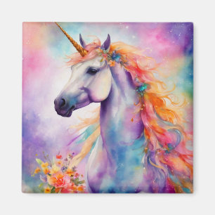 Imán Unicornio de color Pastel