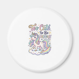 Imán Unicornio demasiado lindo para ser ordinario Premi