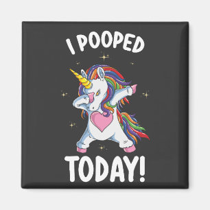 Imán Unicornio Divertido que Defecó Hoy