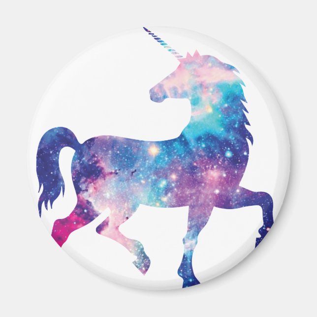 Imán Unicornio espumoso mágico (Frente)