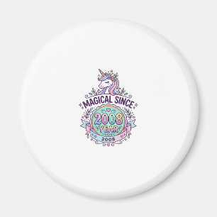 Imán Unicornio Mágico Desde Año Diseño Gráfico Zazzle D
