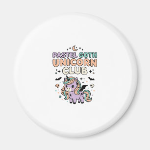 Imán Unicornio Pastel Gótic Unicorn Club Gráfica de Mod