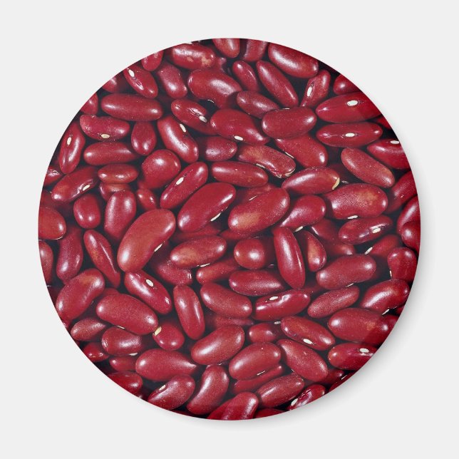 Imán Únicos granos rojos de riñón (Frente)
