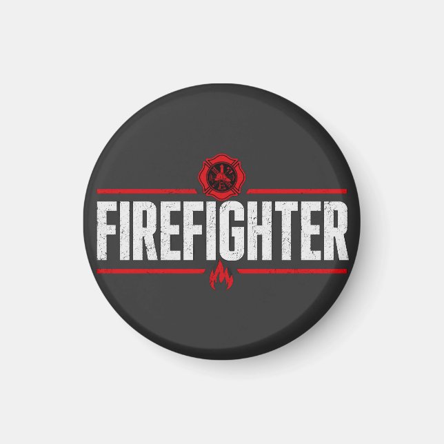 Imán 🔥 Unidad de Rescate de Incendios (Frente)