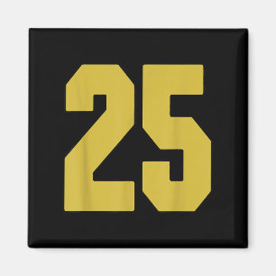 Imán Uniforme de Jugador de Jersey #25