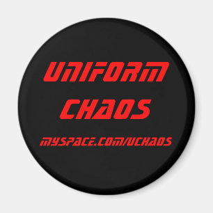 Imán uniforme del caos - rojo