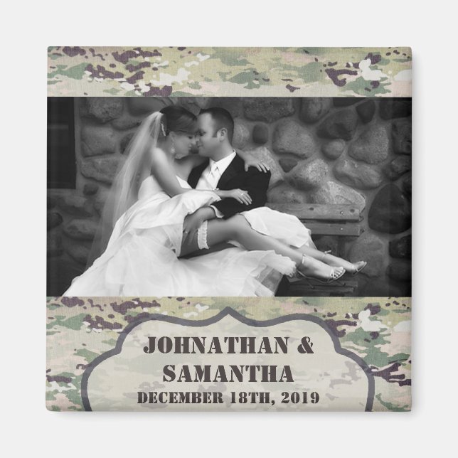 Imán Uniforme OCP Camo del ejército de imanes fotográfi (Frente)