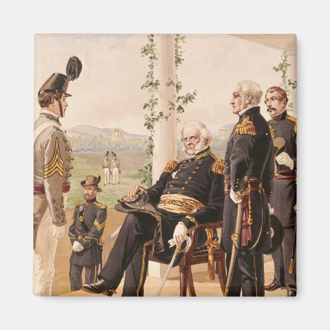 Imán Uniformes del ejército estadounidense (Frente)