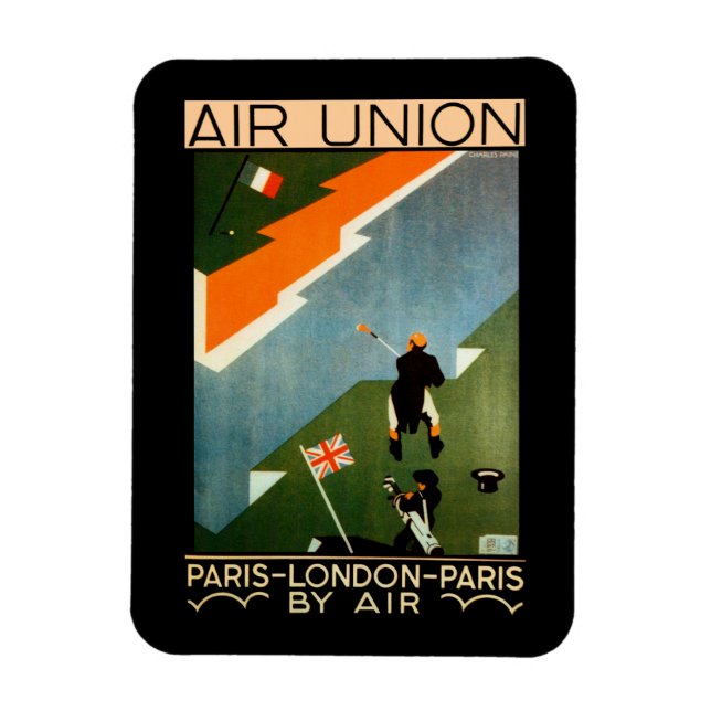 Imán Unión Aérea ~ París-Londres-París por vía aérea (Vertical)