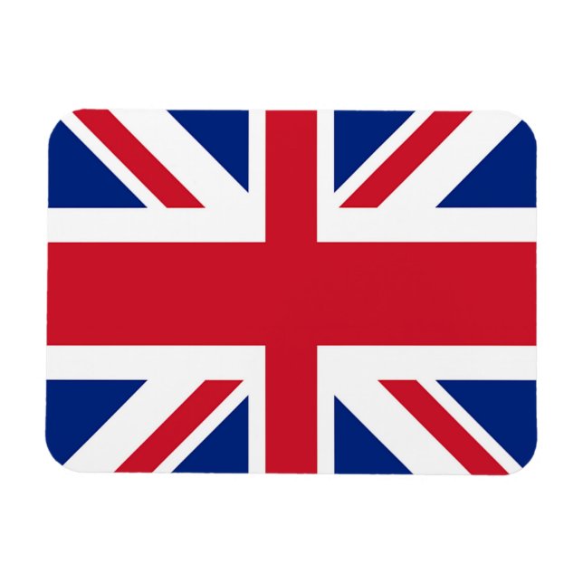Imán Union Jack - Bandera del Reino Unido (Horizontal)