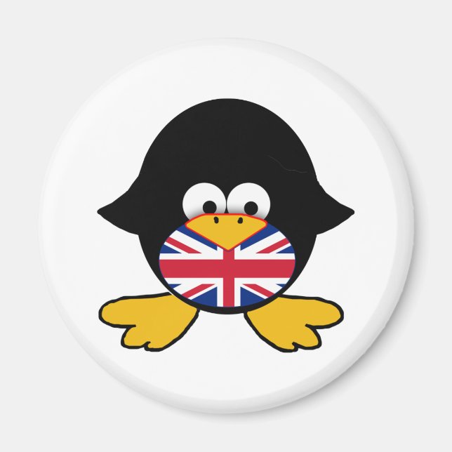Imán Union Jack Penguin (Frente)