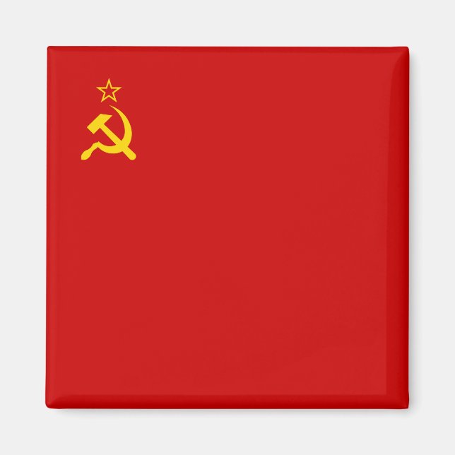 Imán Unión Soviética (URSS) (Martillo y esquisto comuni (Frente)