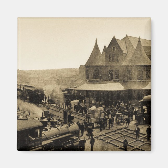 Imán Union Station, Durand, Michigan (Frente)