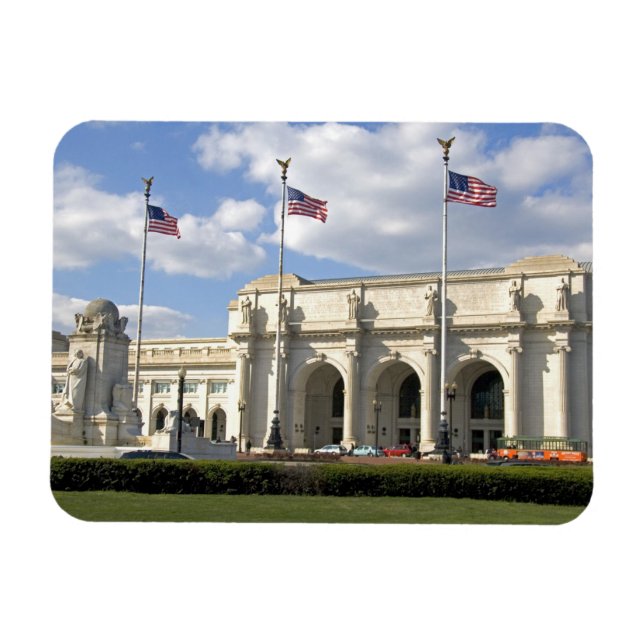 Imán Union Station en Washington, D.C. (Horizontal)