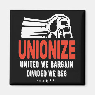 Imán Unionizar - Unidos, vendemos, divididos, rogamos