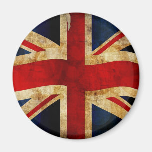 Imán Unionjack - Grunge