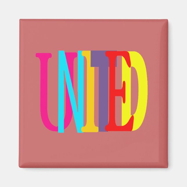 Imán United Square Magnet (Frente)