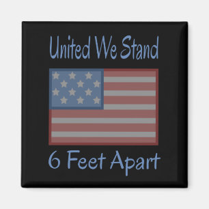 Imán United We Stand 6 Feed Apart Bandera De Estados Un